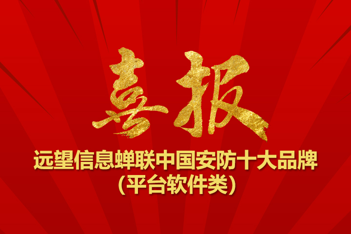 再獲殊榮！遠望信息蟬聯(lián)“中國安防十大品牌”