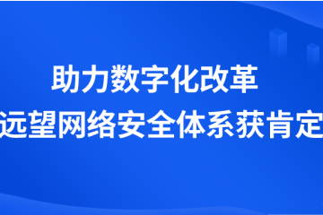 助力數字化改革  遠望網(wǎng)絡(luò )安全體系獲肯定