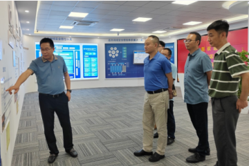 重慶市江北區委網(wǎng)信辦、區大數據應用發(fā)展管理局領(lǐng)導調研考察遠望信息