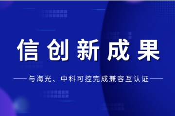 信創(chuàng  )新成果|遠望信息多款產(chǎn)品與海光、中科可控完成兼容互認證